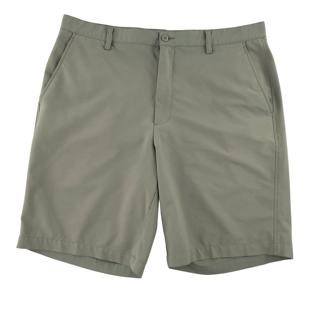 FootJoy Shorts Mens 38 Gray Golf Performance Microfiber Stretch 10" Inseam
